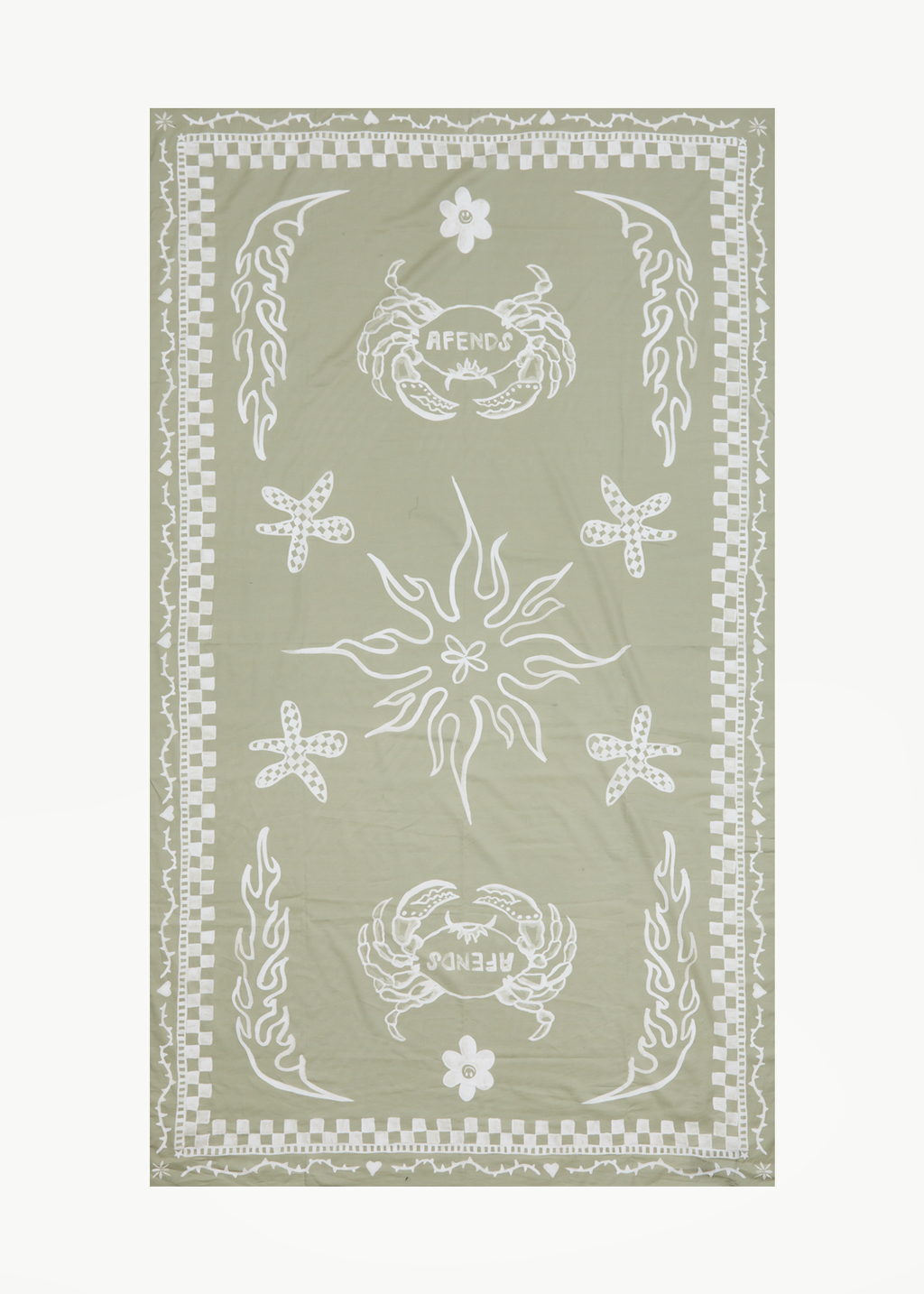 AFENDS Womens Calda - Sarong - Olive