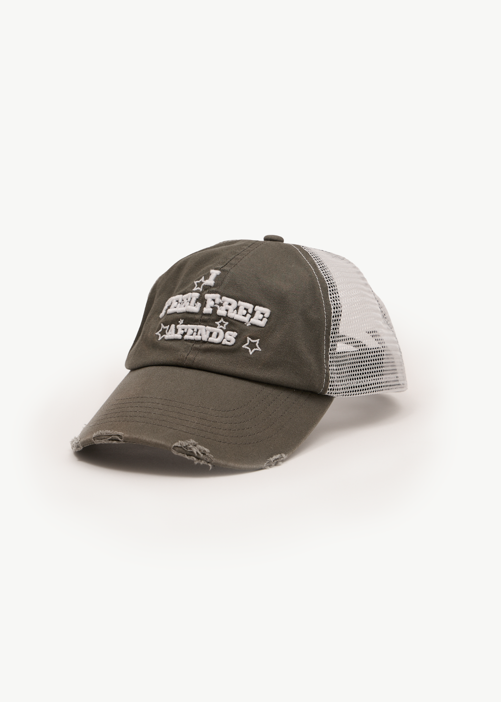 AFENDS Mens Sonoran - Six Panel Mesh Cap - Sycamore