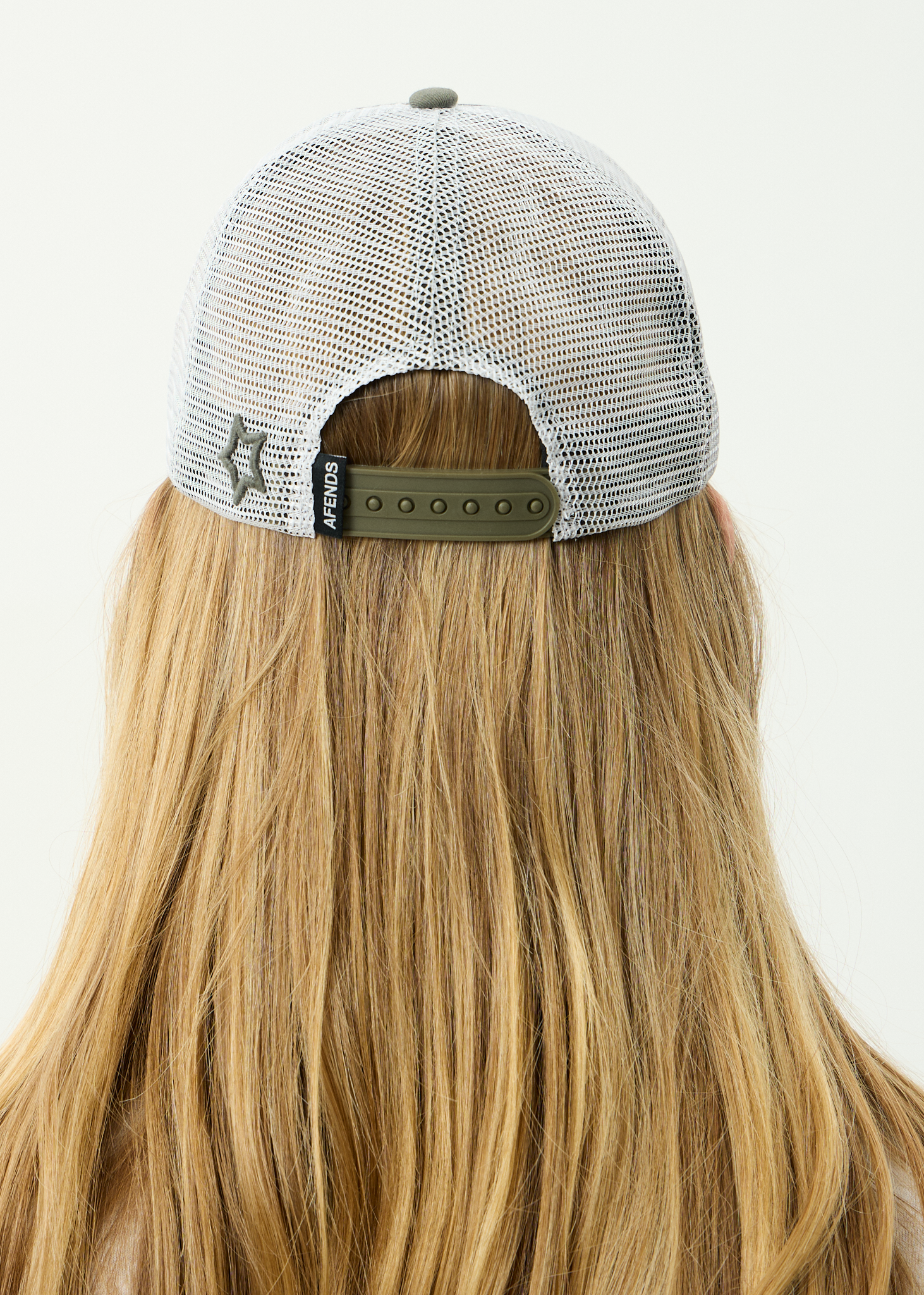 AFENDS Mens Sonoran - Recycled Six Panel Mesh Cap - Sycamore