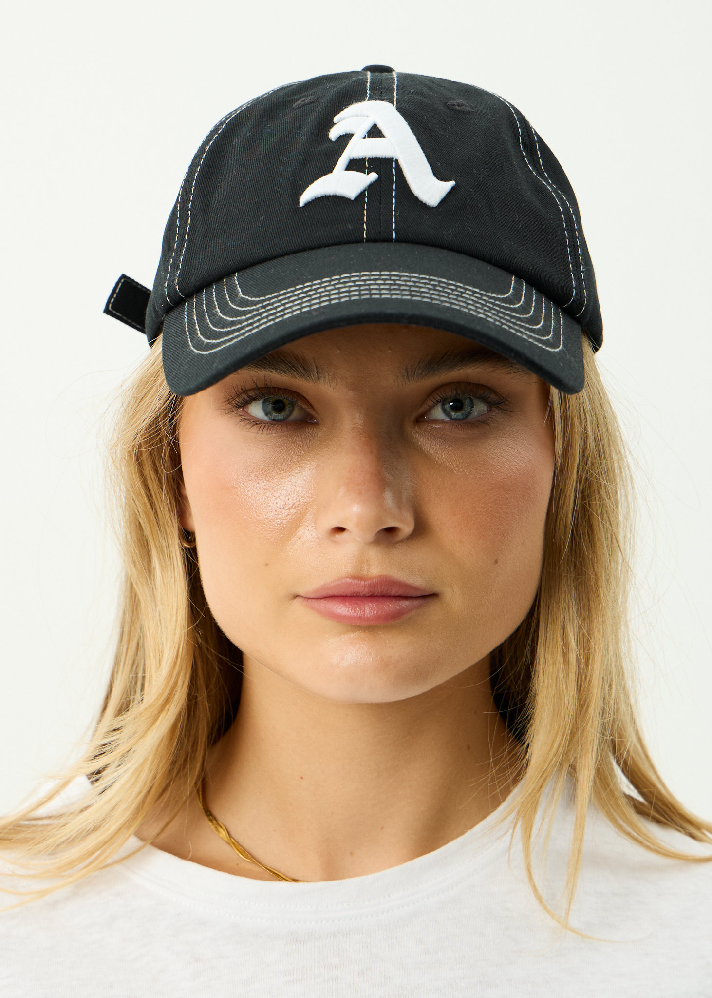 AFENDS Mens Ayy - Recycled Six Panel Cap - Black