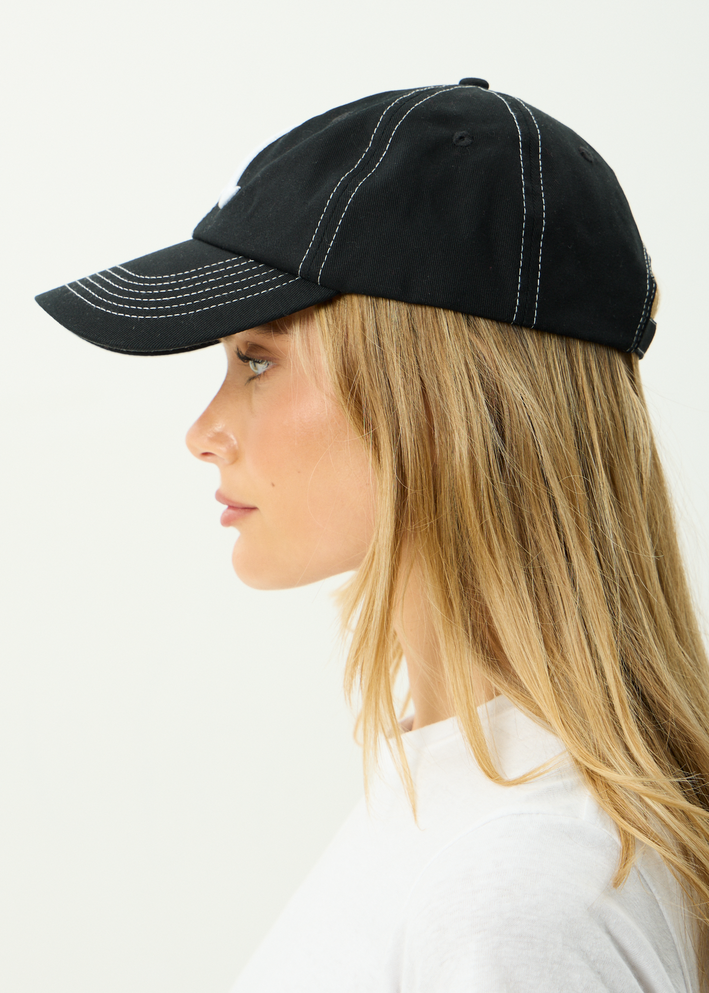 AFENDS Mens Ayy - Recycled Six Panel Cap - Black