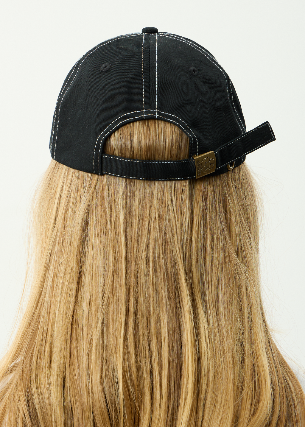 AFENDS Mens Ayy - Recycled Six Panel Cap - Black