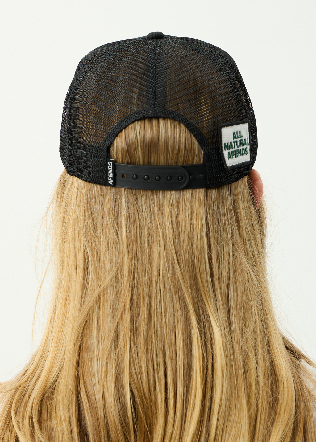 AFENDS Mens Genuine Sentiment - Recycled Trucker Cap - Black