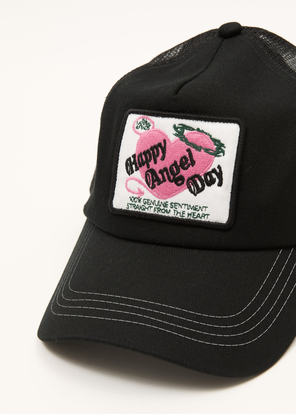 AFENDS Mens Genuine Sentiment - Trucker Cap - Black