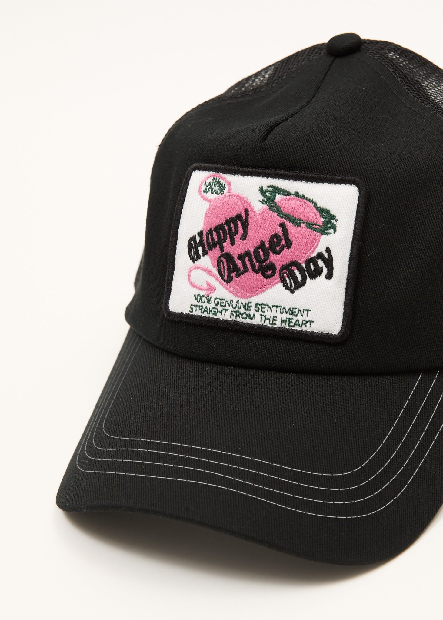 AFENDS Mens Genuine Sentiment - Trucker Cap - Black