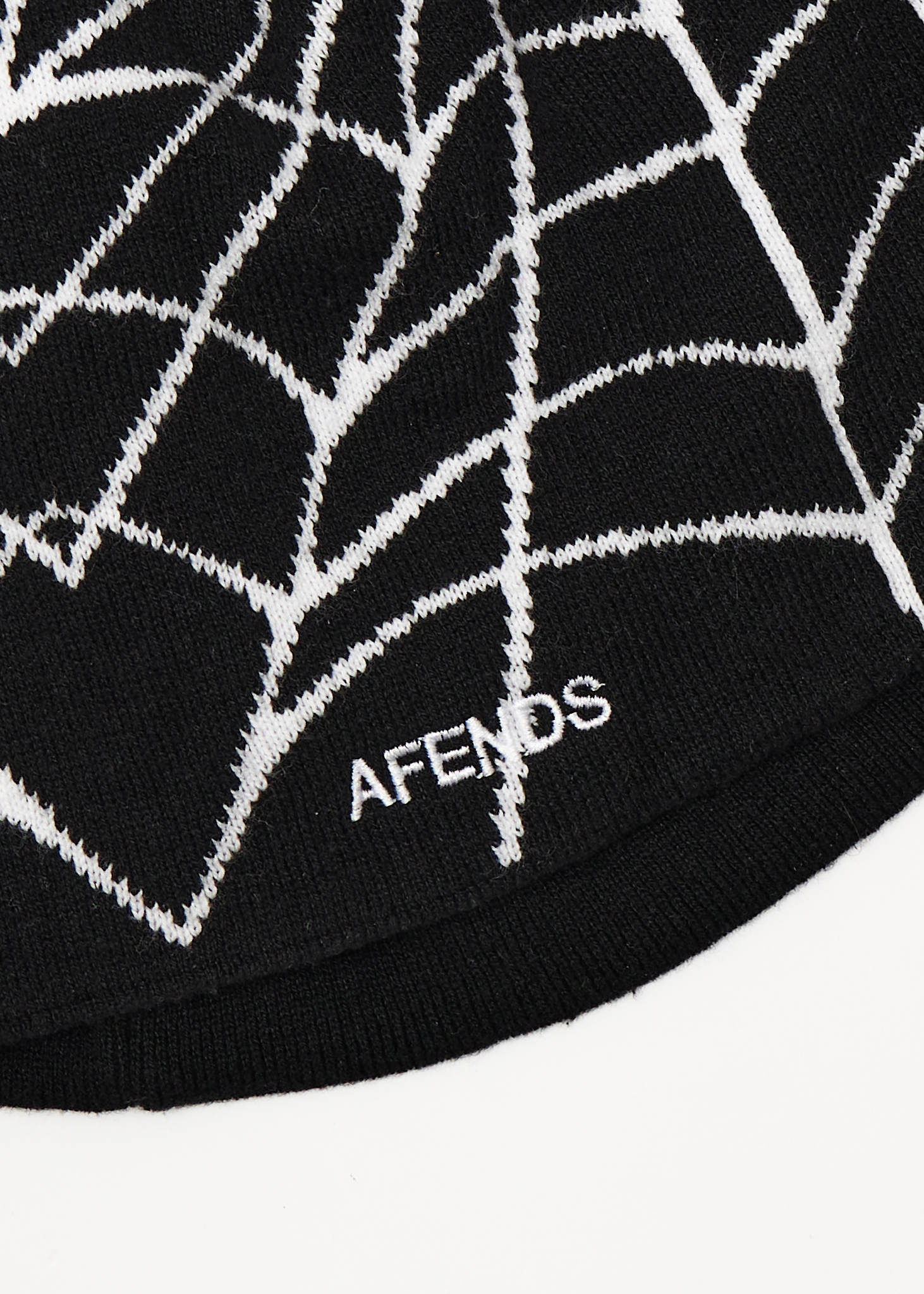 AFENDS Mens Supply - Recycled Beanie - Black