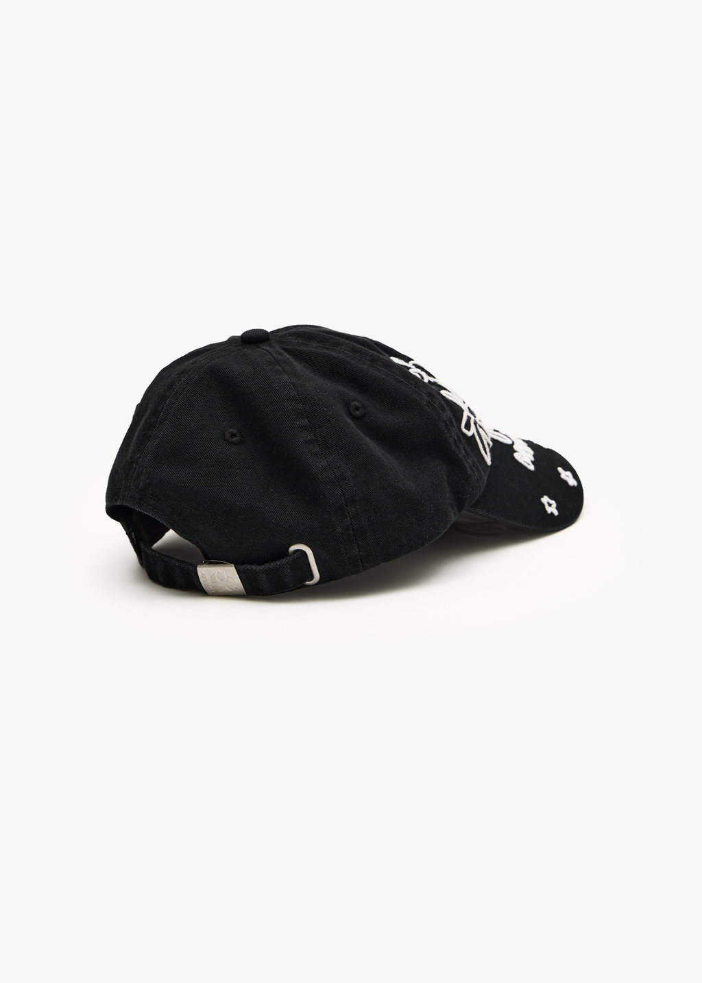 AFENDS Womens Garden Variety - Recycled Panelled Cap - Stone Black