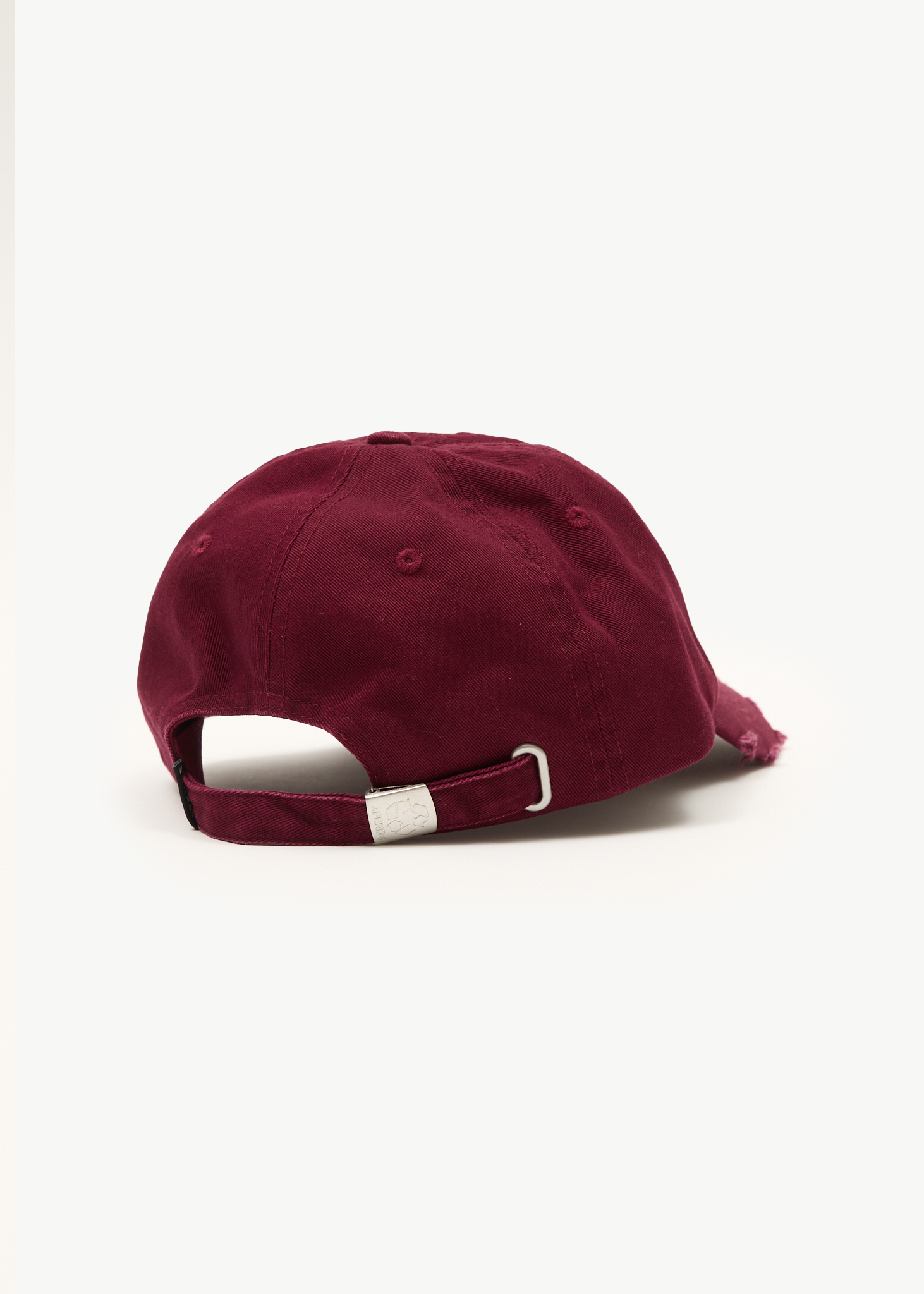 AFENDS Womens Wonders - Recycled Panelled Cap - Burgundy