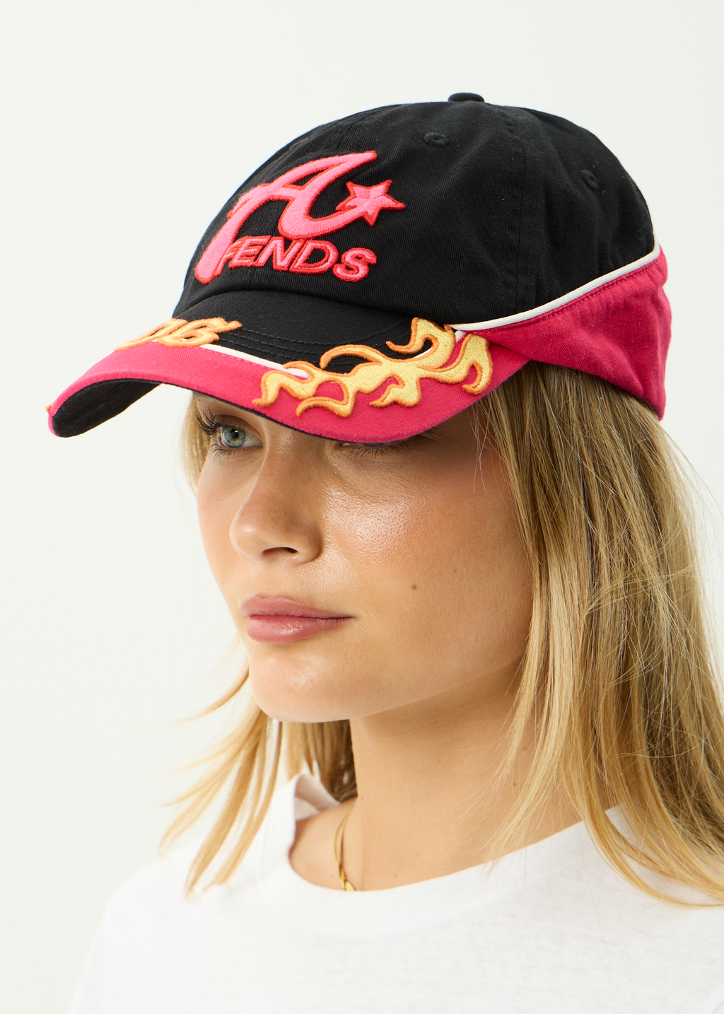 AFENDS Womens Derby - Recycled Panelled Cap - Black