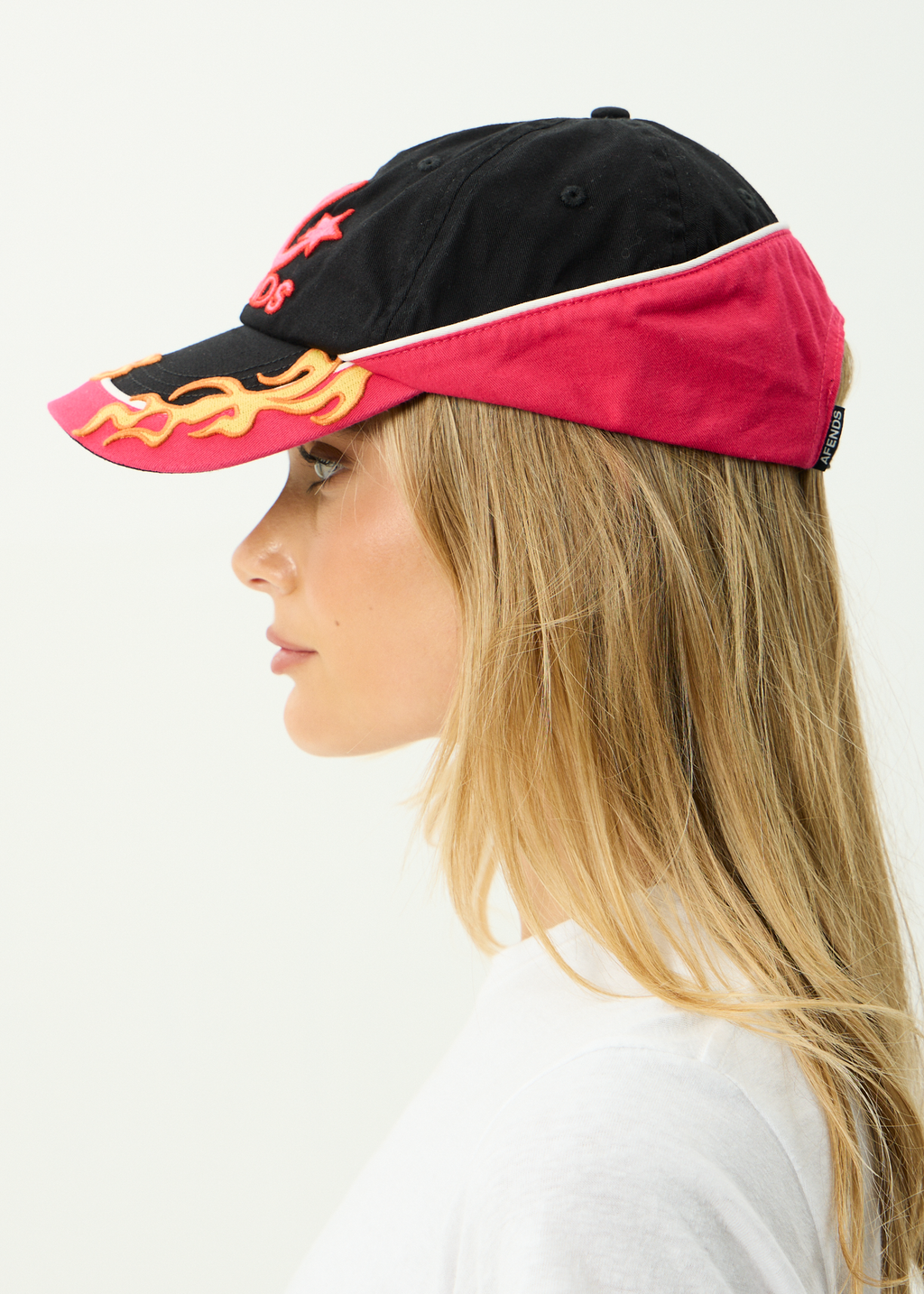 AFENDS Womens Derby - Recycled Panelled Cap - Black