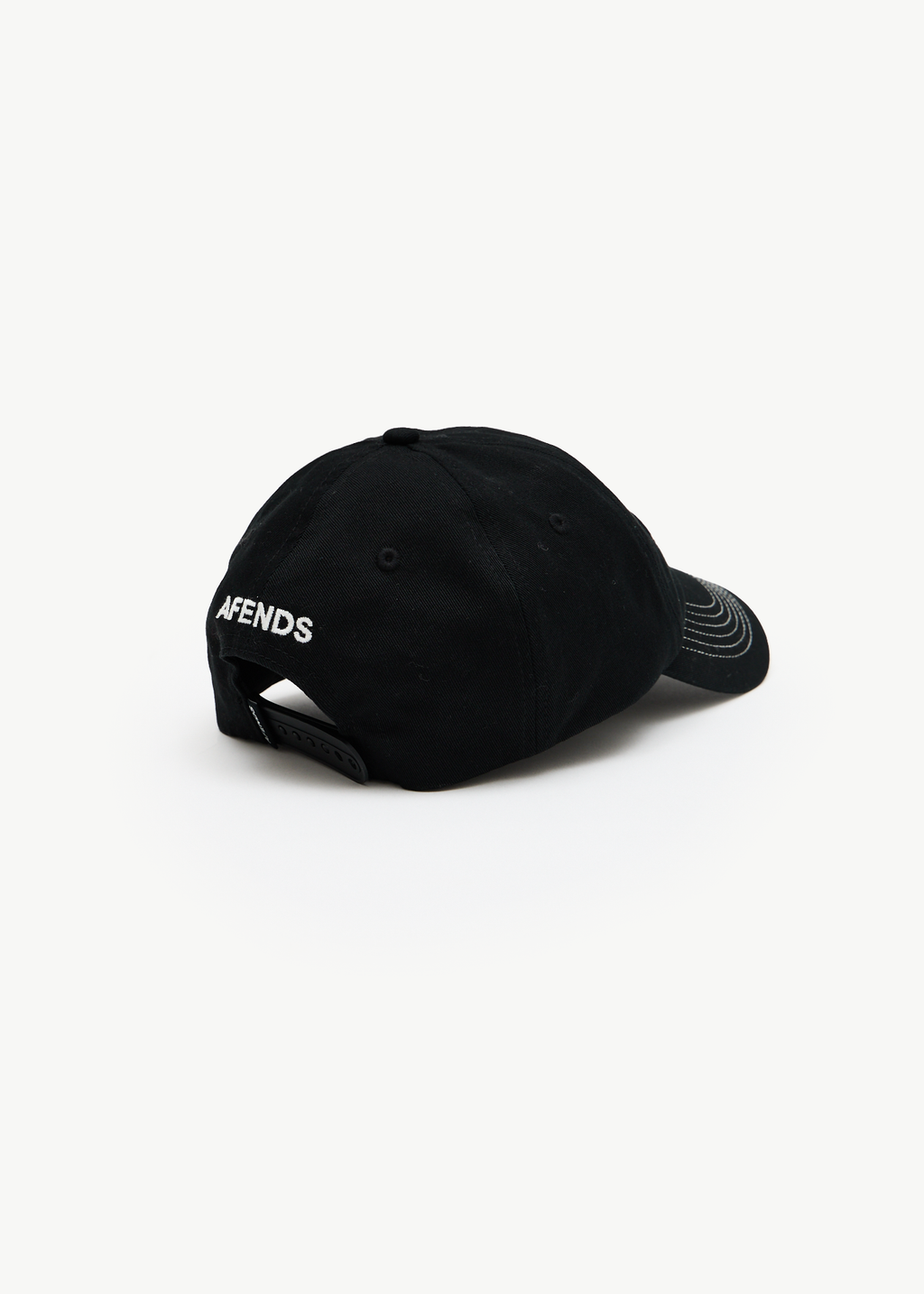 AFENDS Mens Kharma - Six Panel Cap - Black