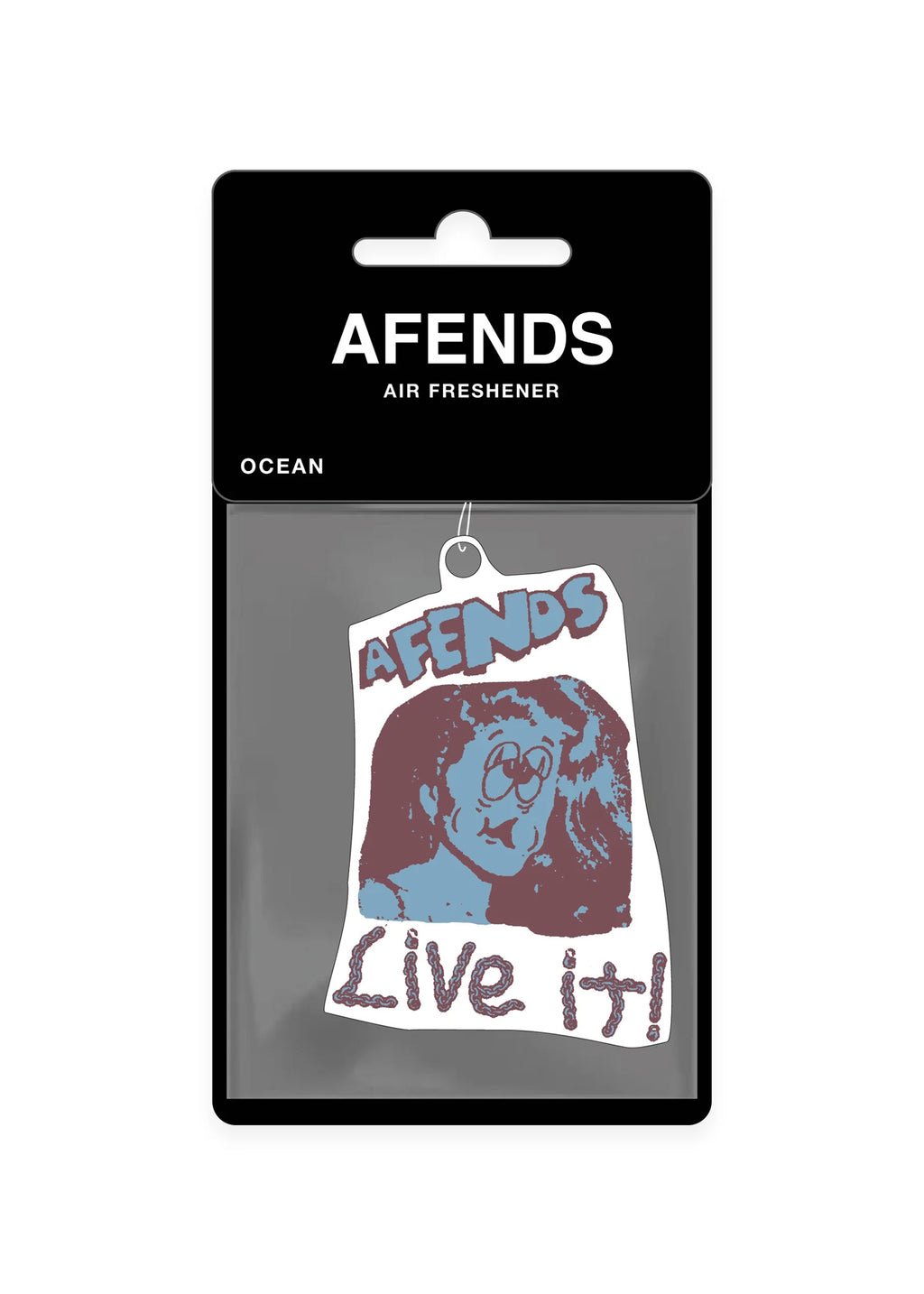 AFENDS Mens Live It - Air Freshener - Burgundy