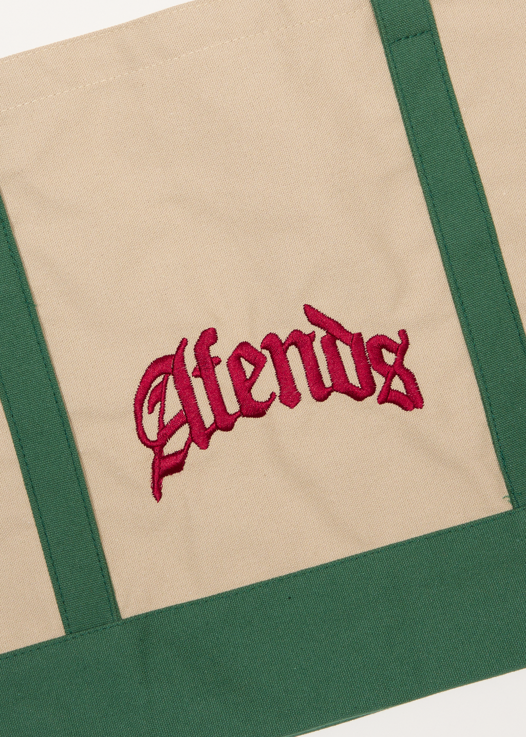 AFENDS Mens Hq - Tote Bag - Natural