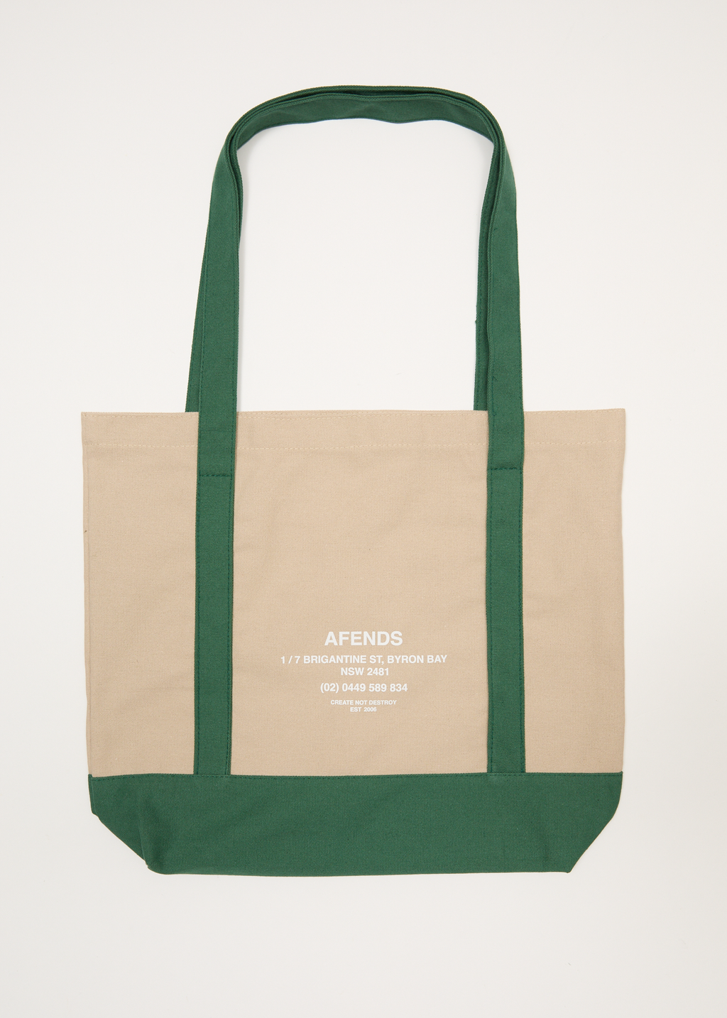 AFENDS Mens Hq - Tote Bag - Natural