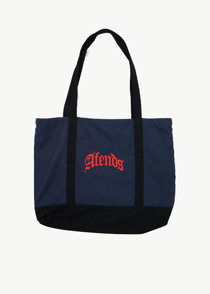 AFENDS Mens Hq - Tote Bag - Navy