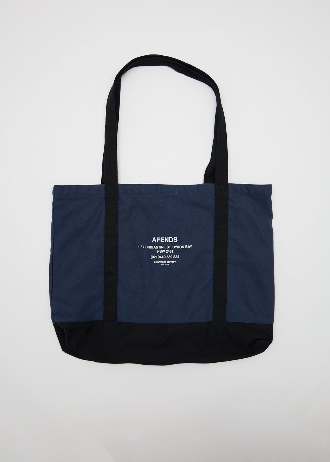 AFENDS Mens Hq - Tote Bag - Navy