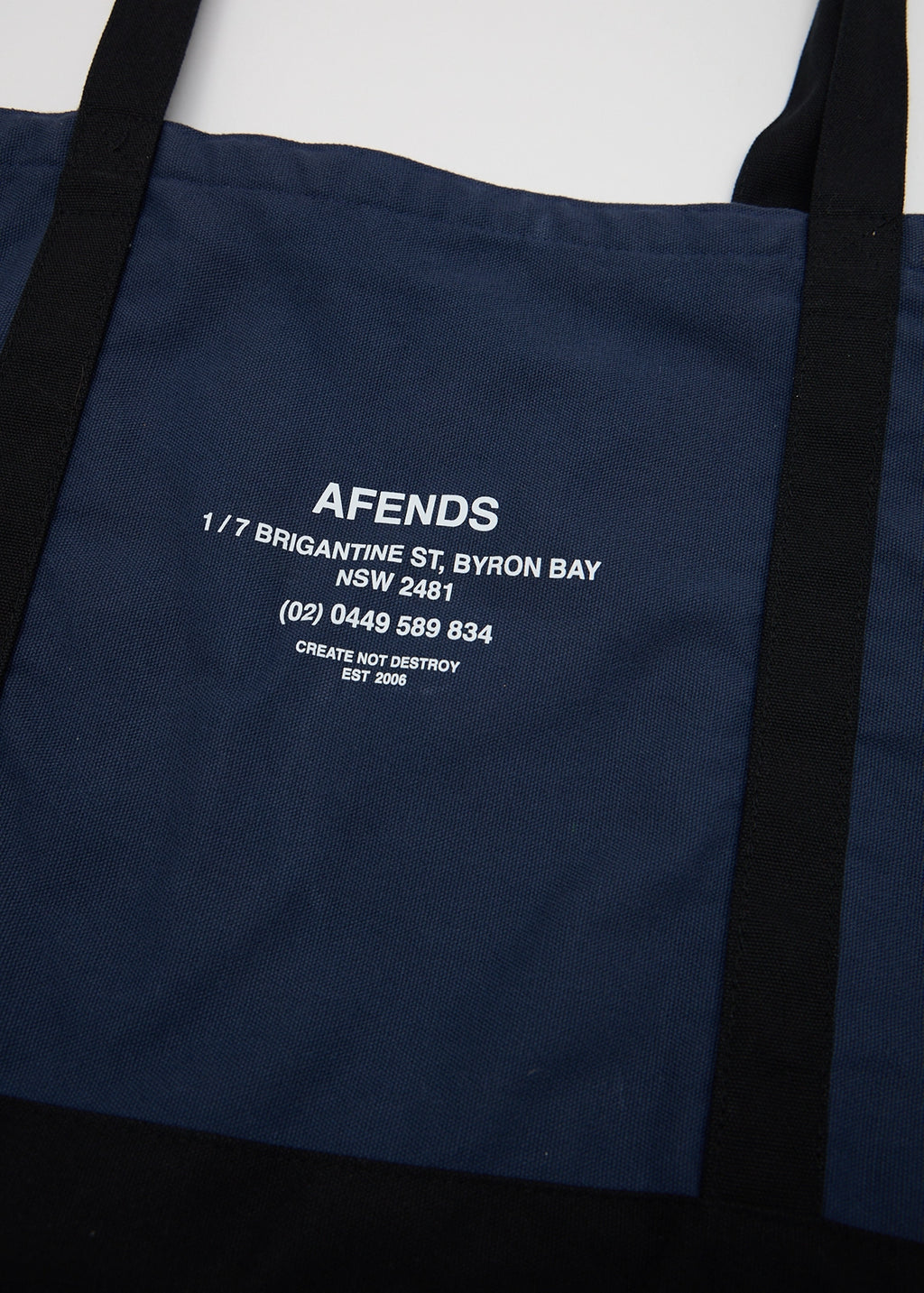 AFENDS Mens Hq - Tote Bag - Navy