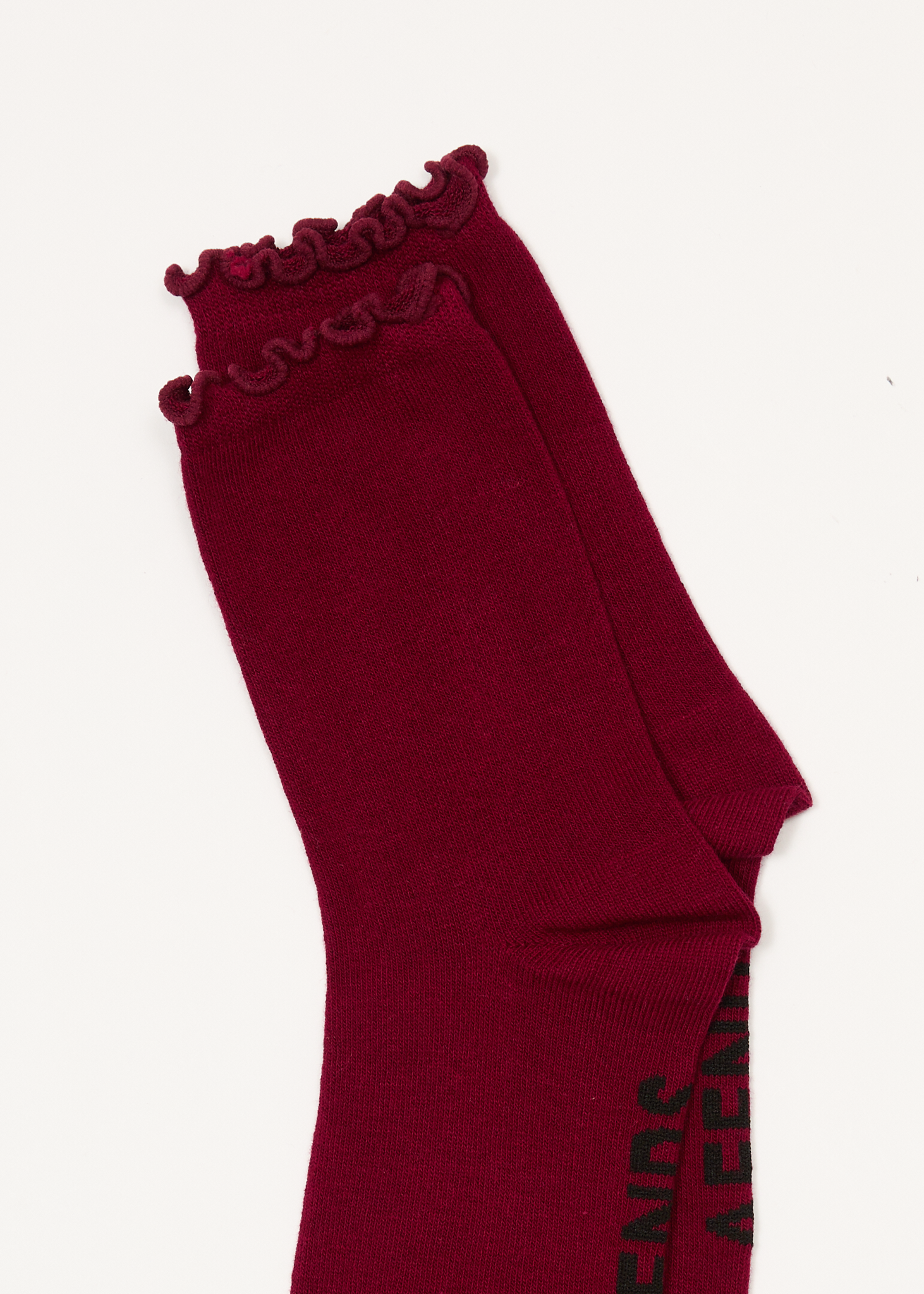 AFENDS Womens Marin - Socks Two Pack - Burgundy