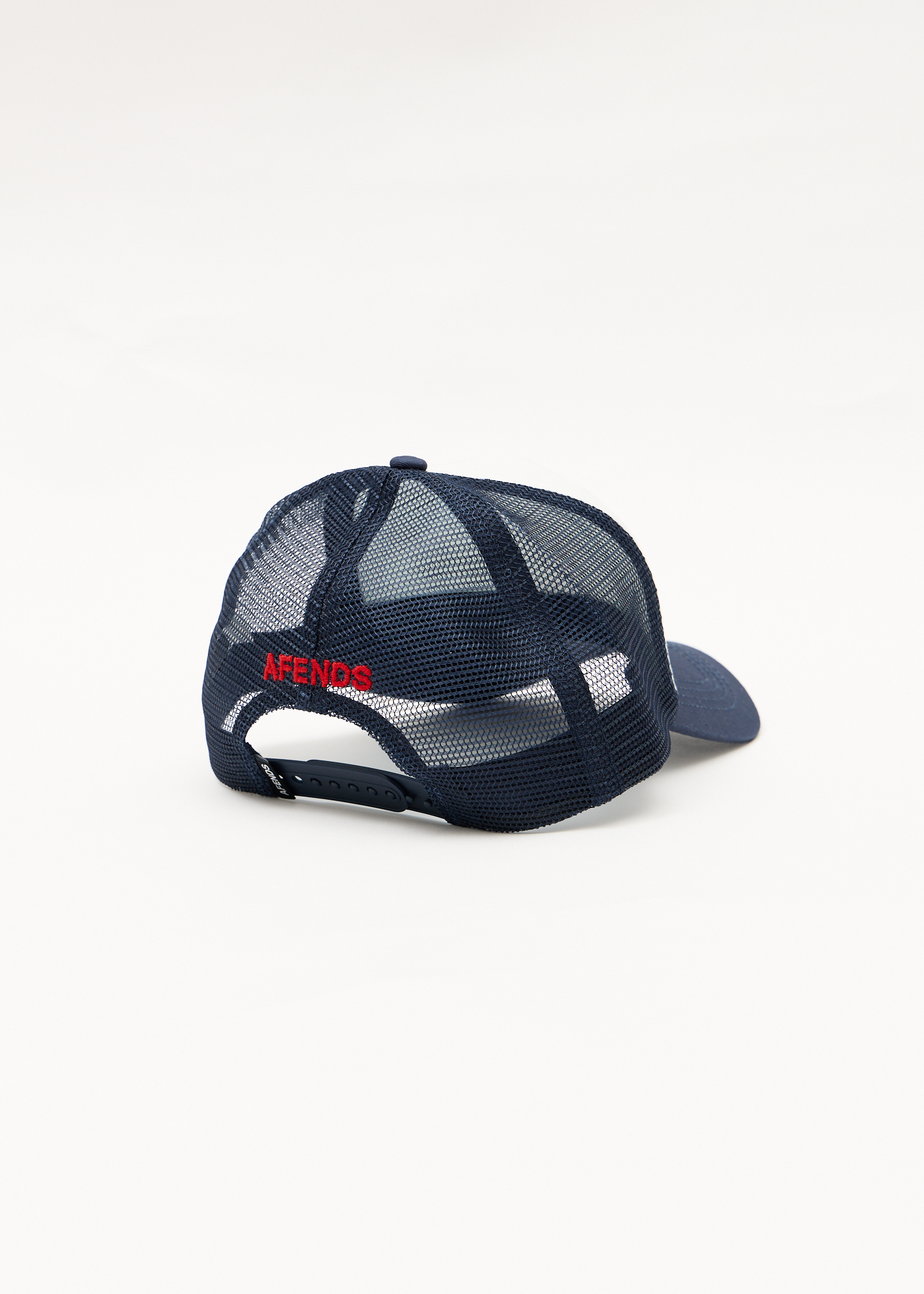 AFENDS Mens Flower Power - Five Panel Cap - Deep Sea