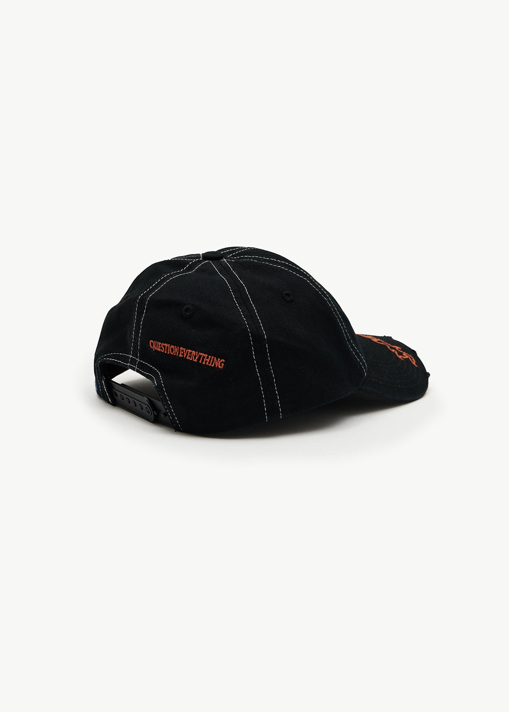 AFENDS Mens Leap - Six Panel Cap - Stone Black