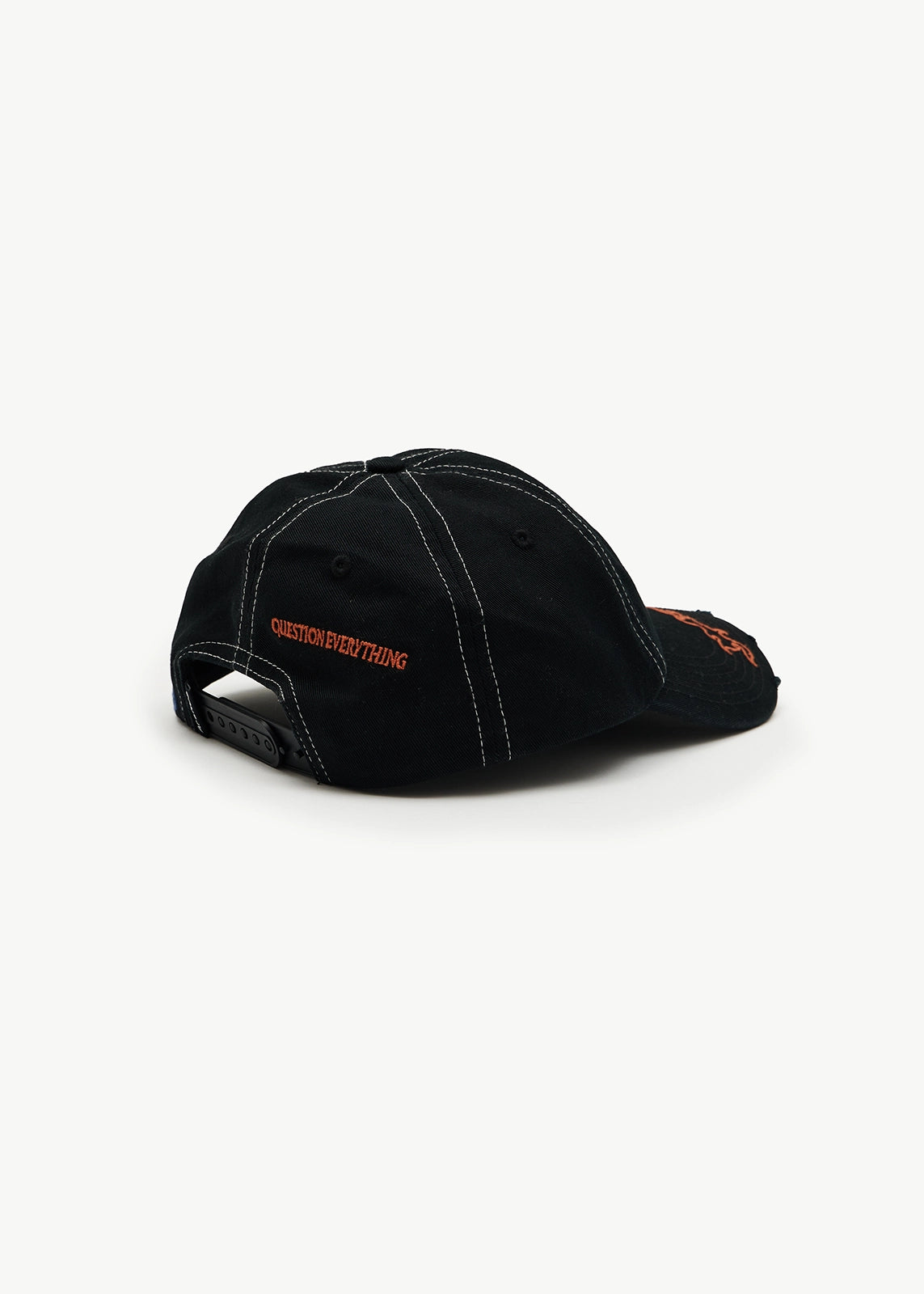 AFENDS Mens Leap - Six Panel Cap - Stone Black