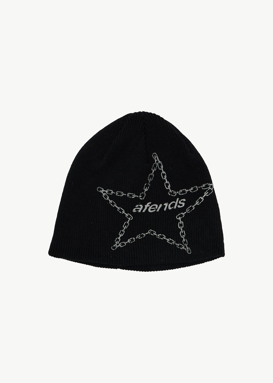 AFENDS Mens Chains - Beanie - Black