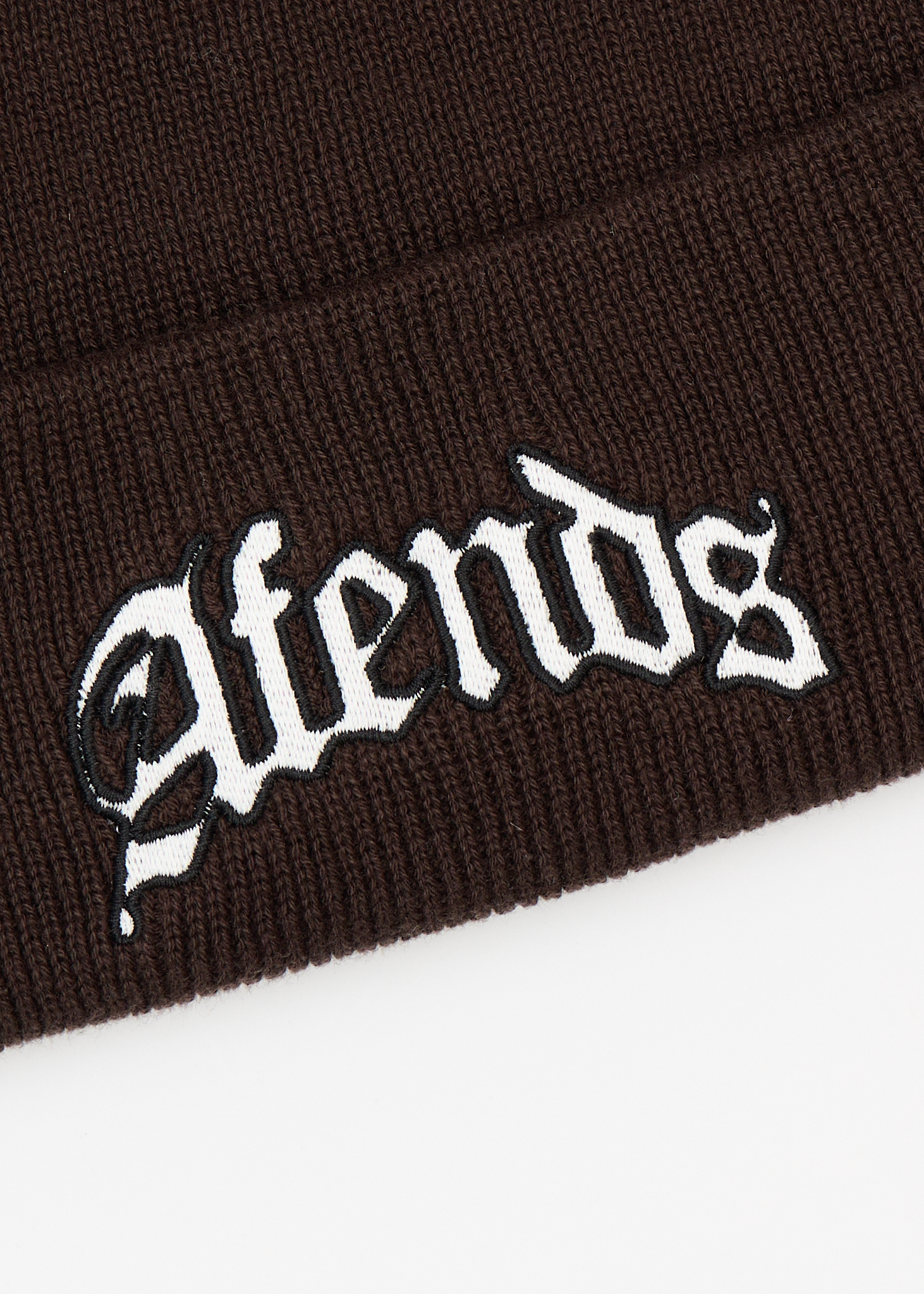 AFENDS Mens Home - Cuffed Beanie - Coffee