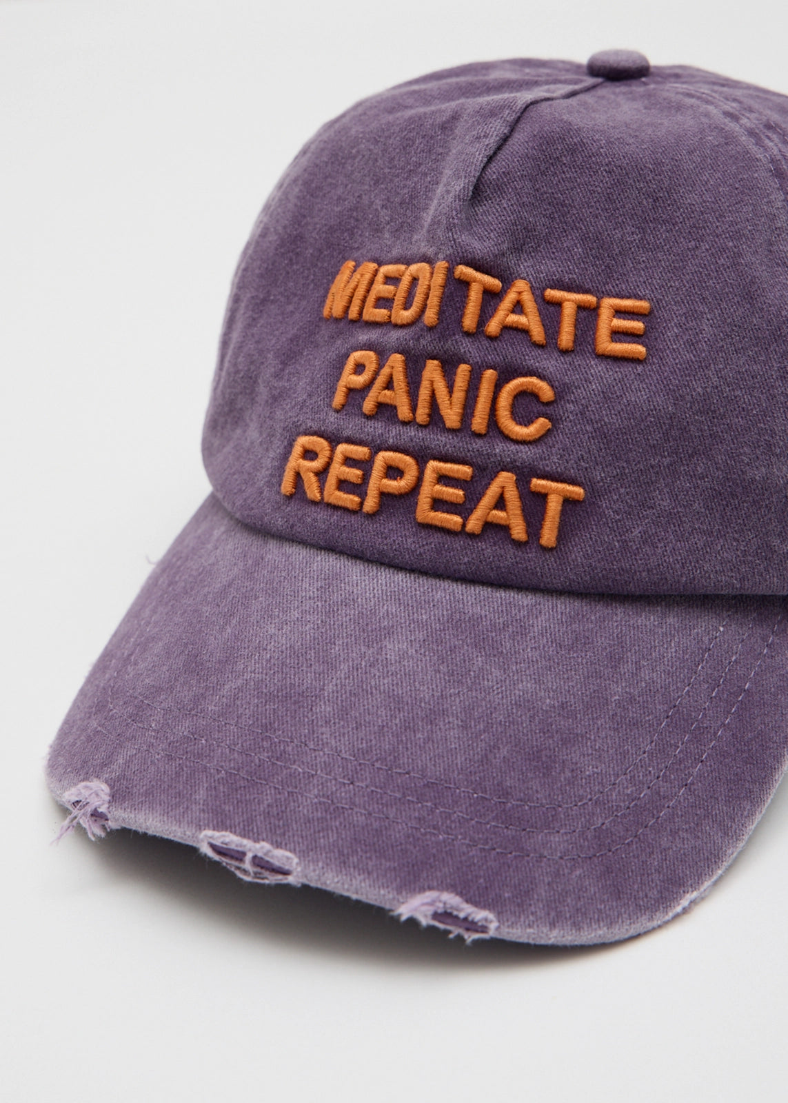 AFENDS Womens Loop State - 5 Panel Cap - Aubergine