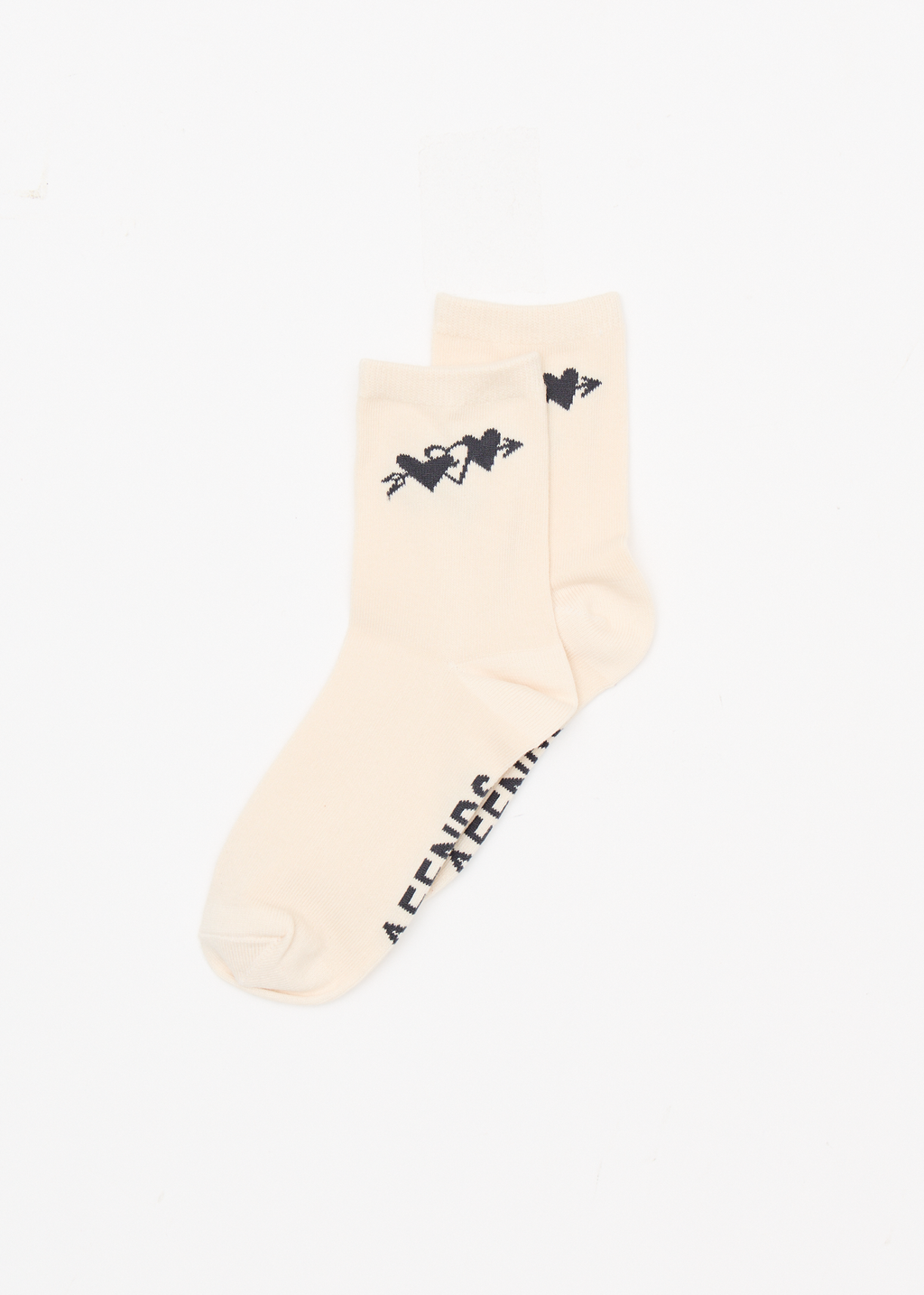 AFENDS Womens Rise - Two Pack Socks - Moonbeam / Stone Black