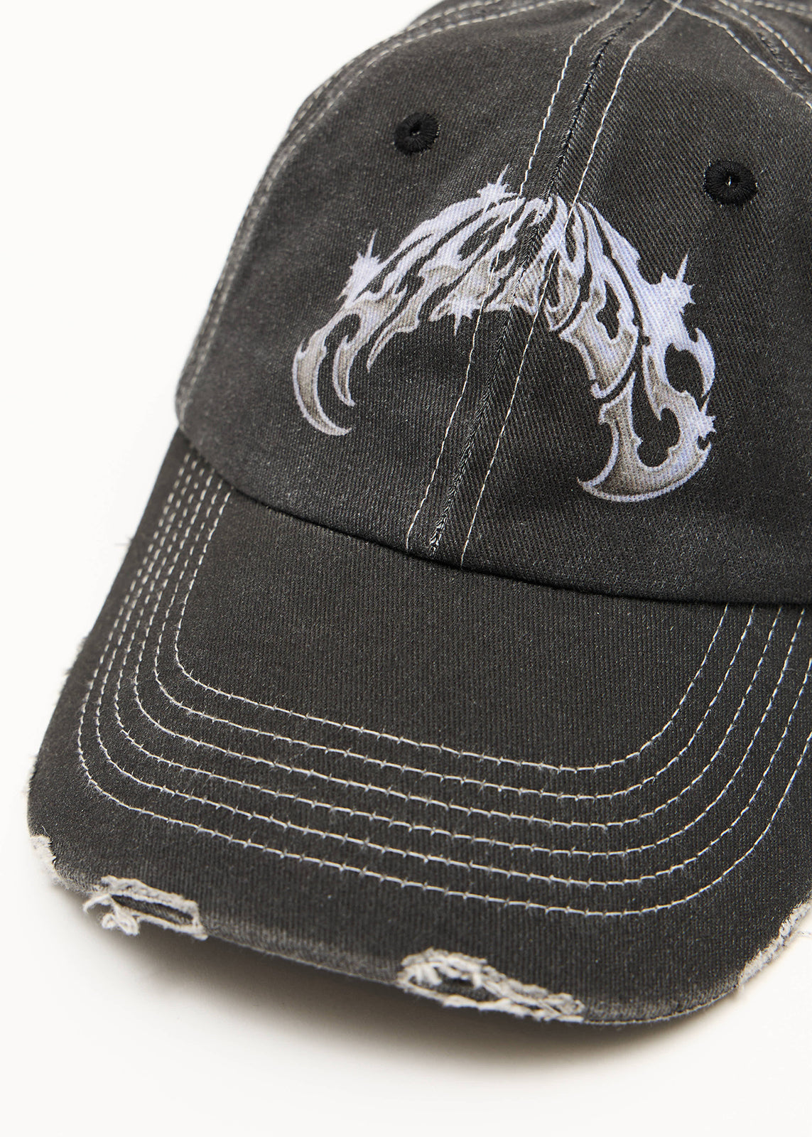 AFENDS Unisex Scorpius - Six Panel Cap - Stone Black
