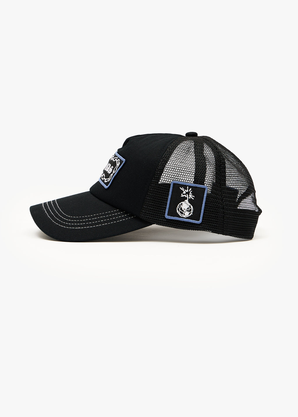 AFENDS Unisex Spiritual - Mesh Trucker Cap - Black