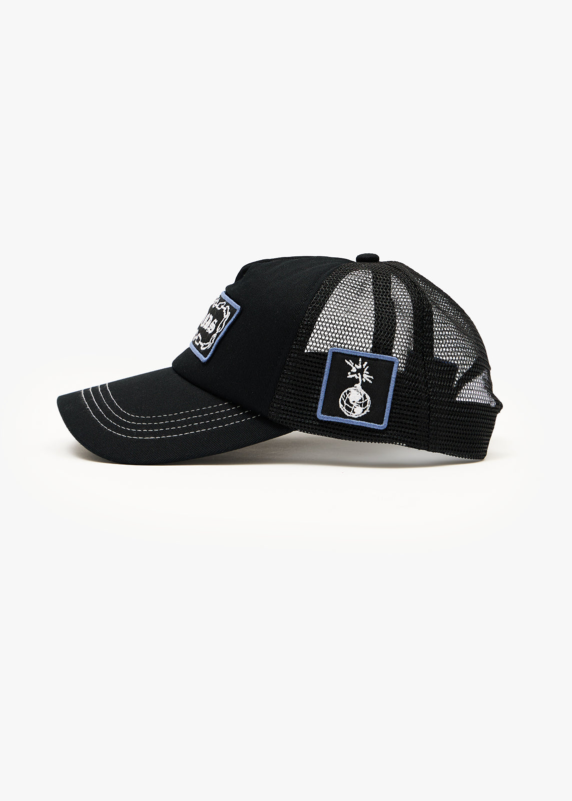 AFENDS Unisex Spiritual - Mesh Trucker Cap - Black