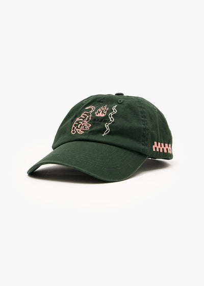 AFENDS Unisex Real Life - Six Panel Cap - Pine