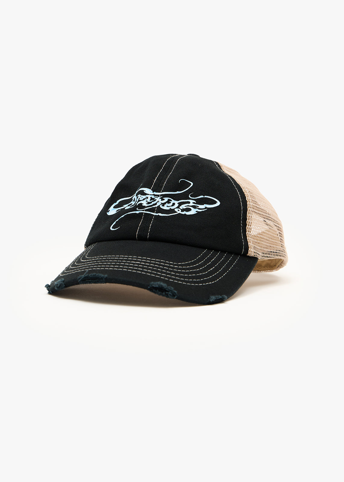 AFENDS Unisex Razor - Six Panel Mesh Cap - Black