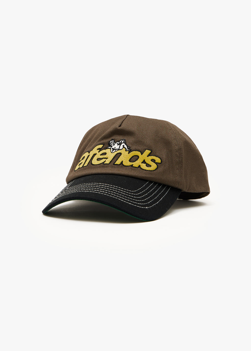 AFENDS Unisex Angel Boy - Five Panel Cap - Fossil