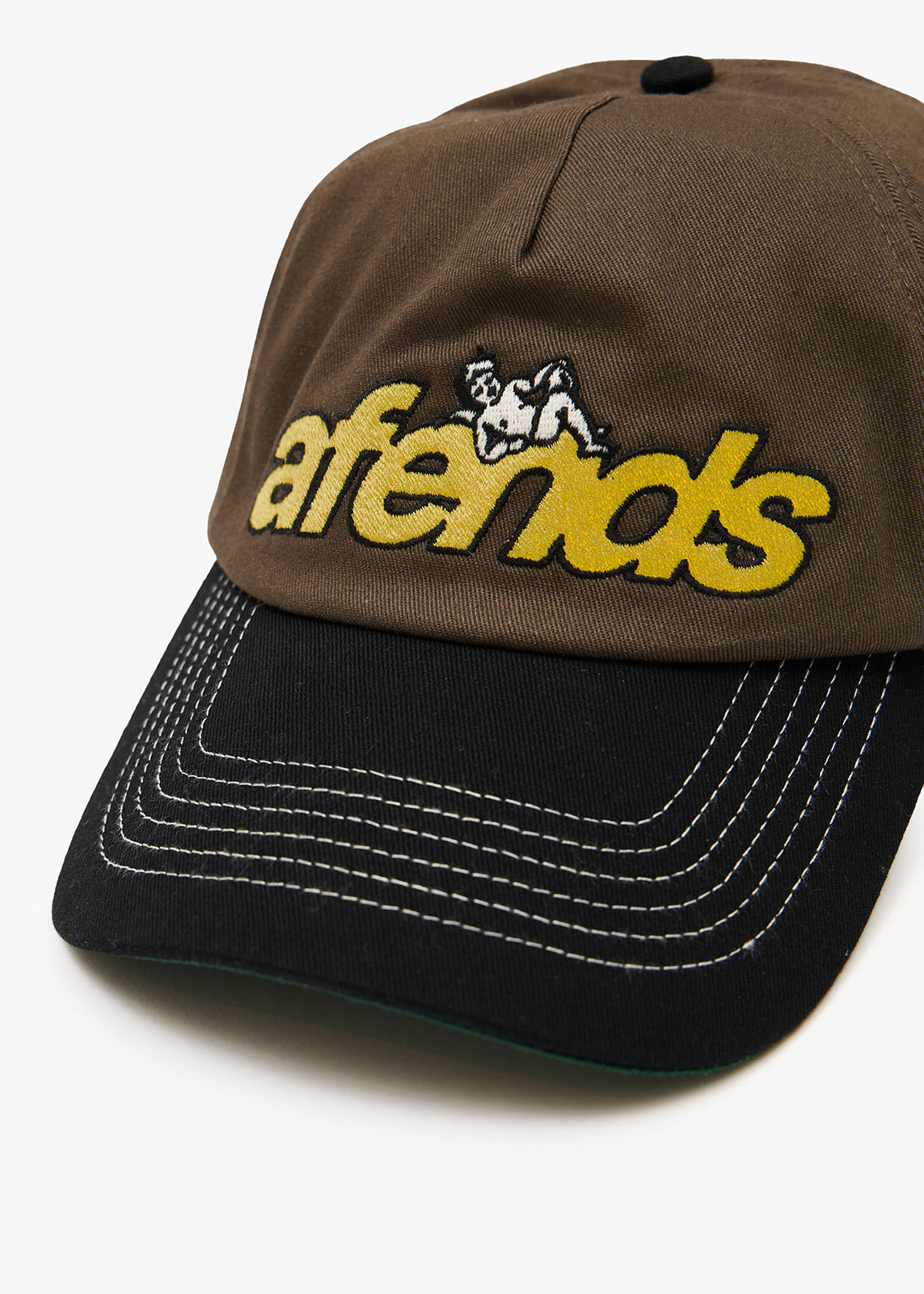 AFENDS Unisex Angel Boy - Five Panel Cap - Fossil