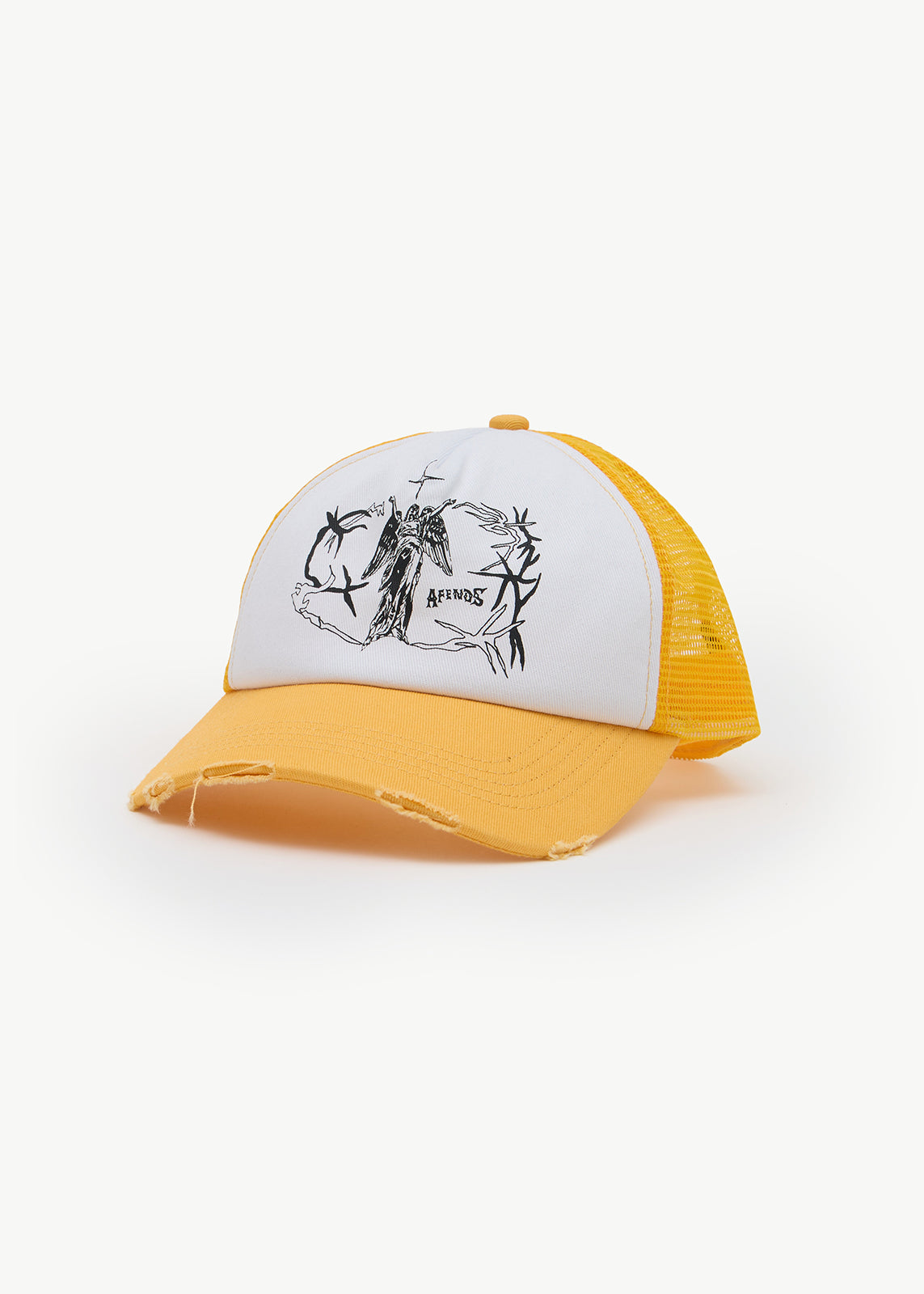 AFENDS Goddess - Trucker Mesh Cap - Mango