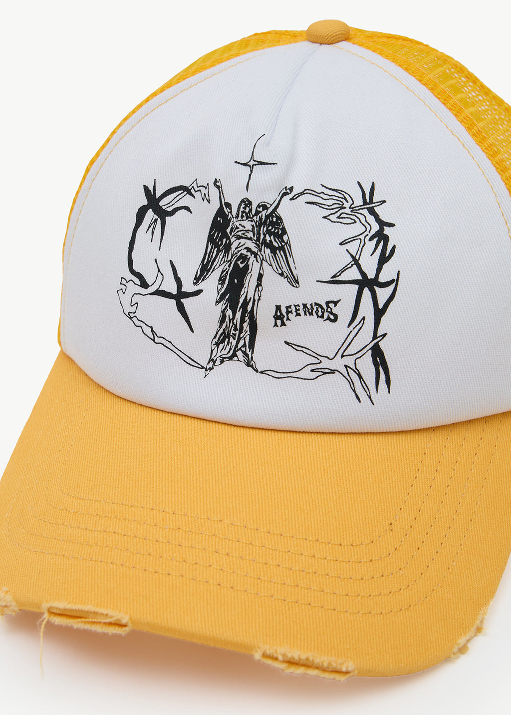 AFENDS Goddess - Trucker Mesh Cap - Mango