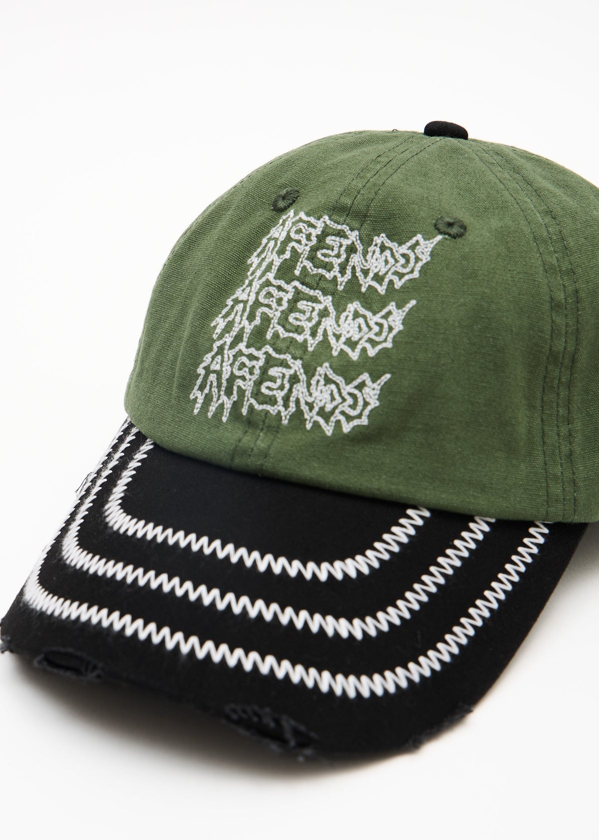 AFENDS Repetition - Six Panel Cap - Cypress