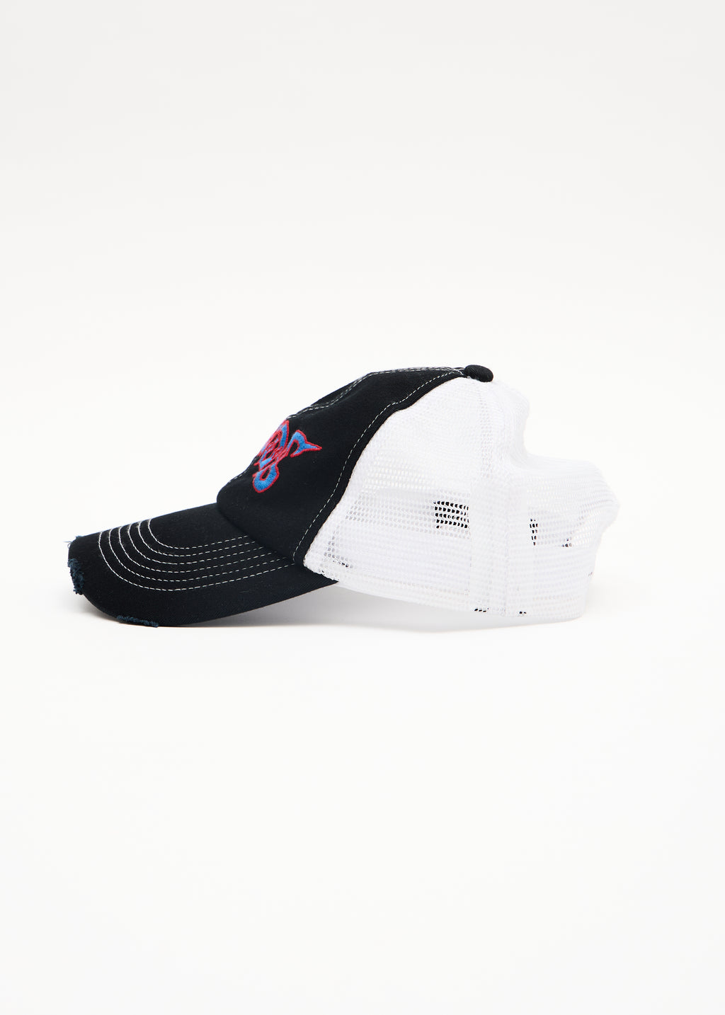 AFENDS Mot - Six Panel Mesh Cap - Stone Black