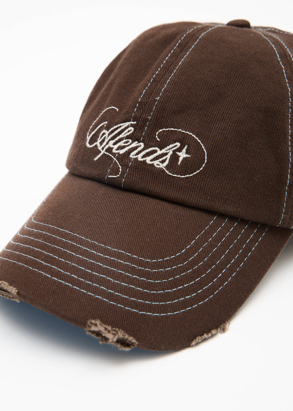 AFENDS Angie - Panelled Cap - Coffee