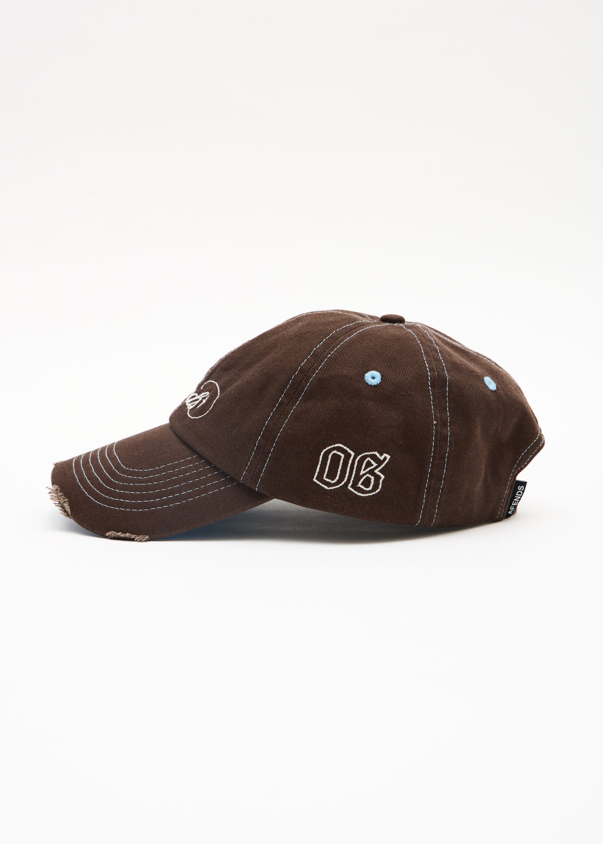 AFENDS Angie - Panelled Cap - Coffee