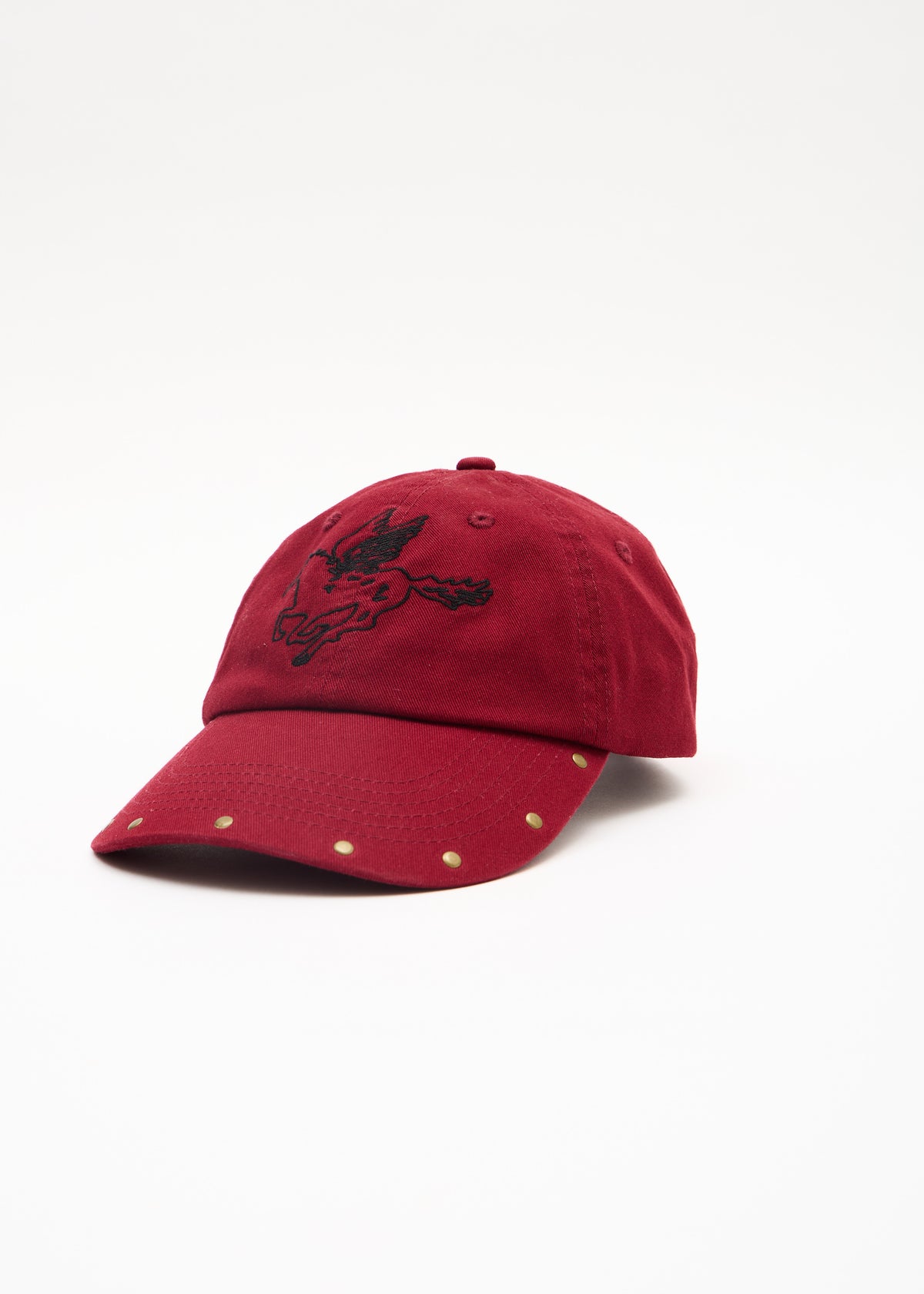 AFENDS Hard Luck - Panelled Cap - Burnt Red