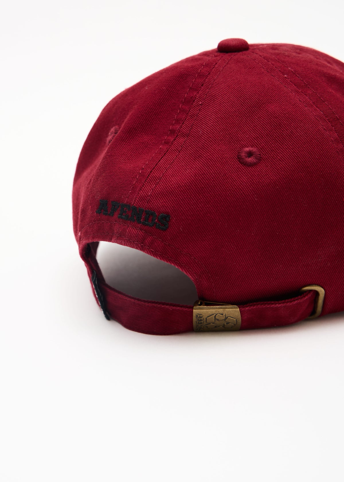 AFENDS Hard Luck - Panelled Cap - Burnt Red