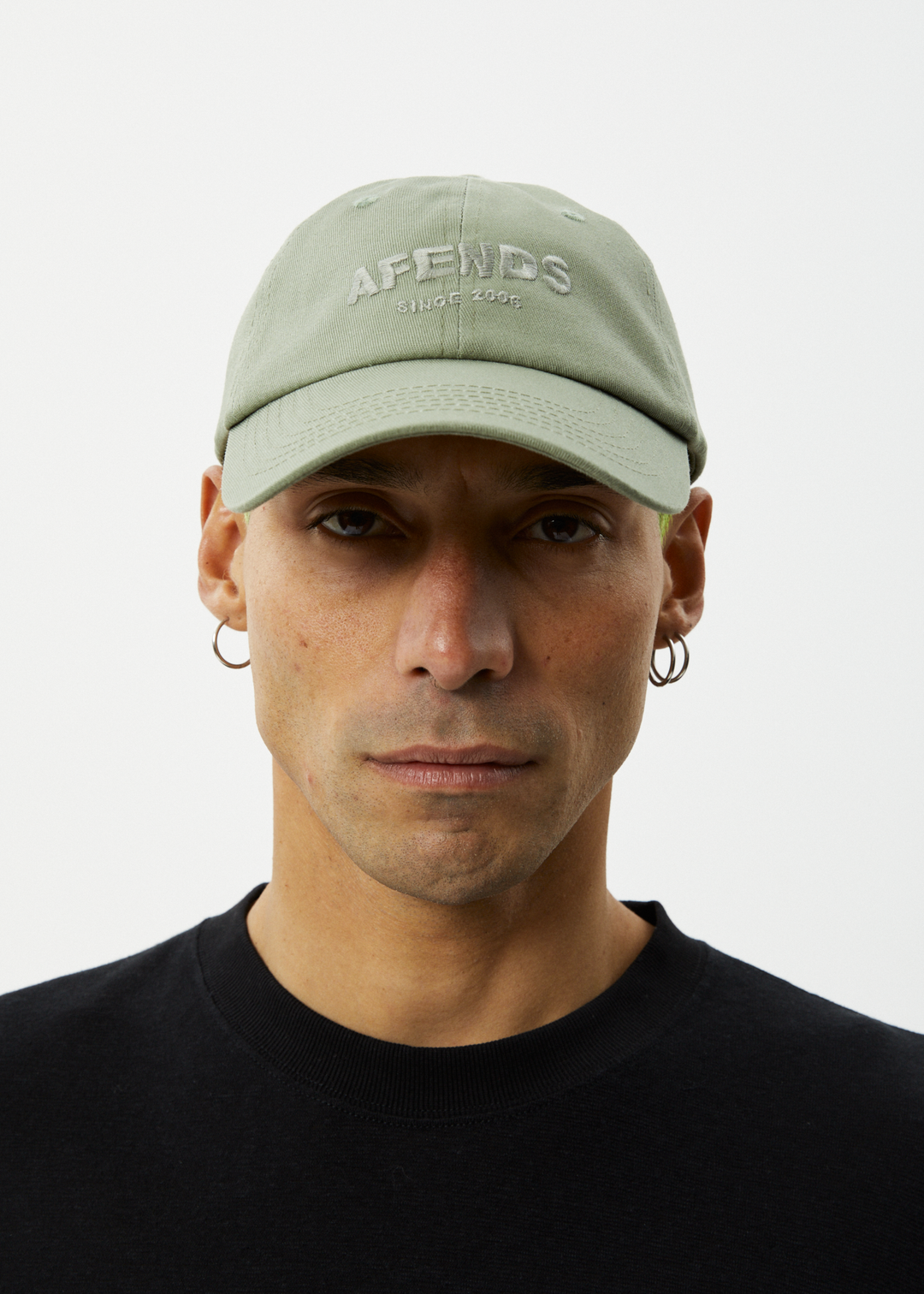 AFENDS Mens Questions - Six Panel Cap - Eucalyptus 