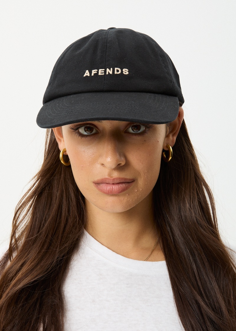 Afends Womens Daylight - Recycled Panelled Cap - Stone Black