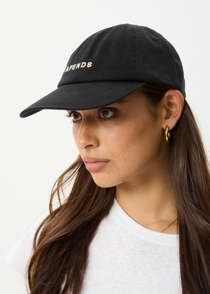 Afends Womens Daylight - Recycled Panelled Cap - Stone Black 