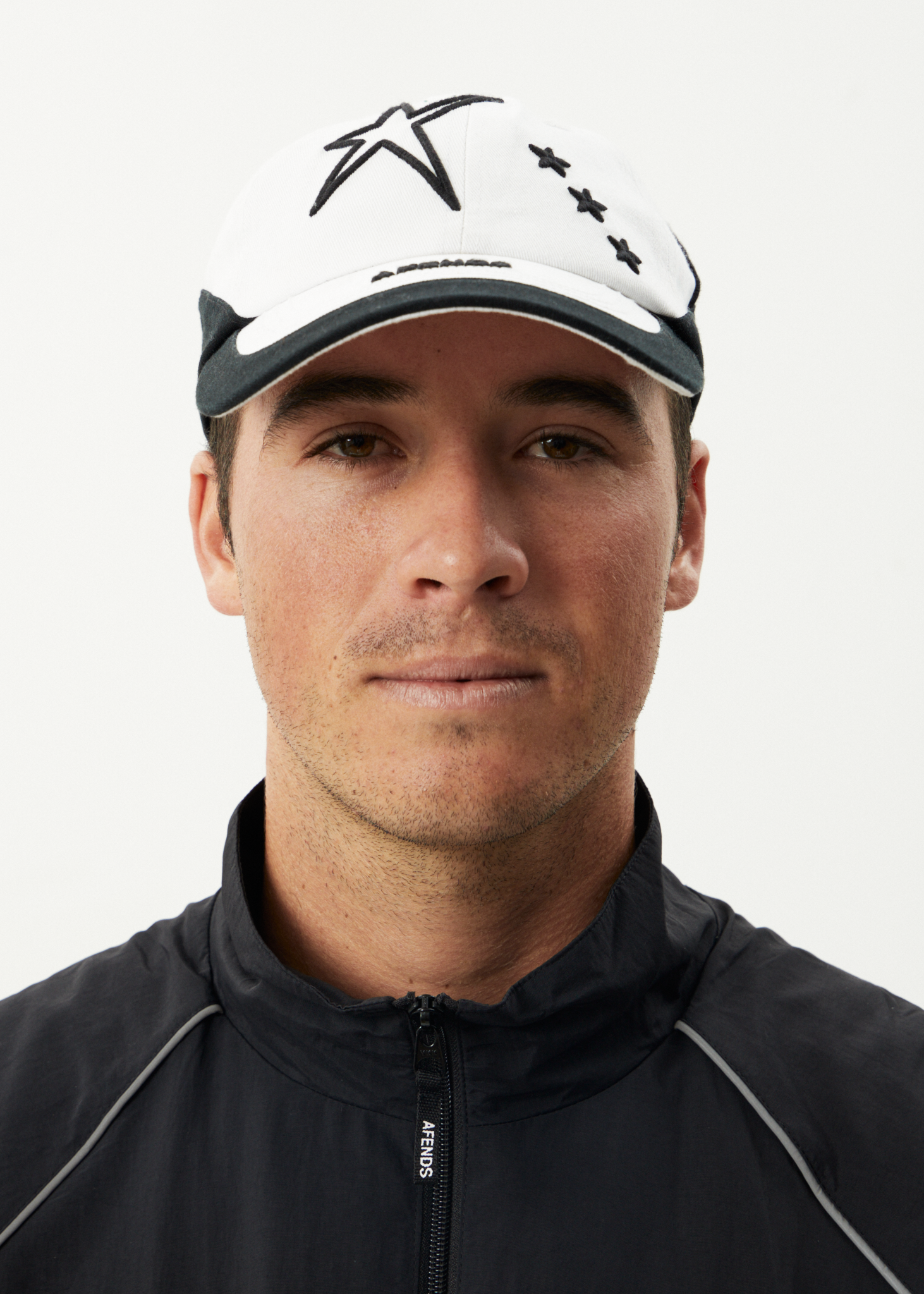 AFENDS Womens Games - Panelled Cap - White / Black