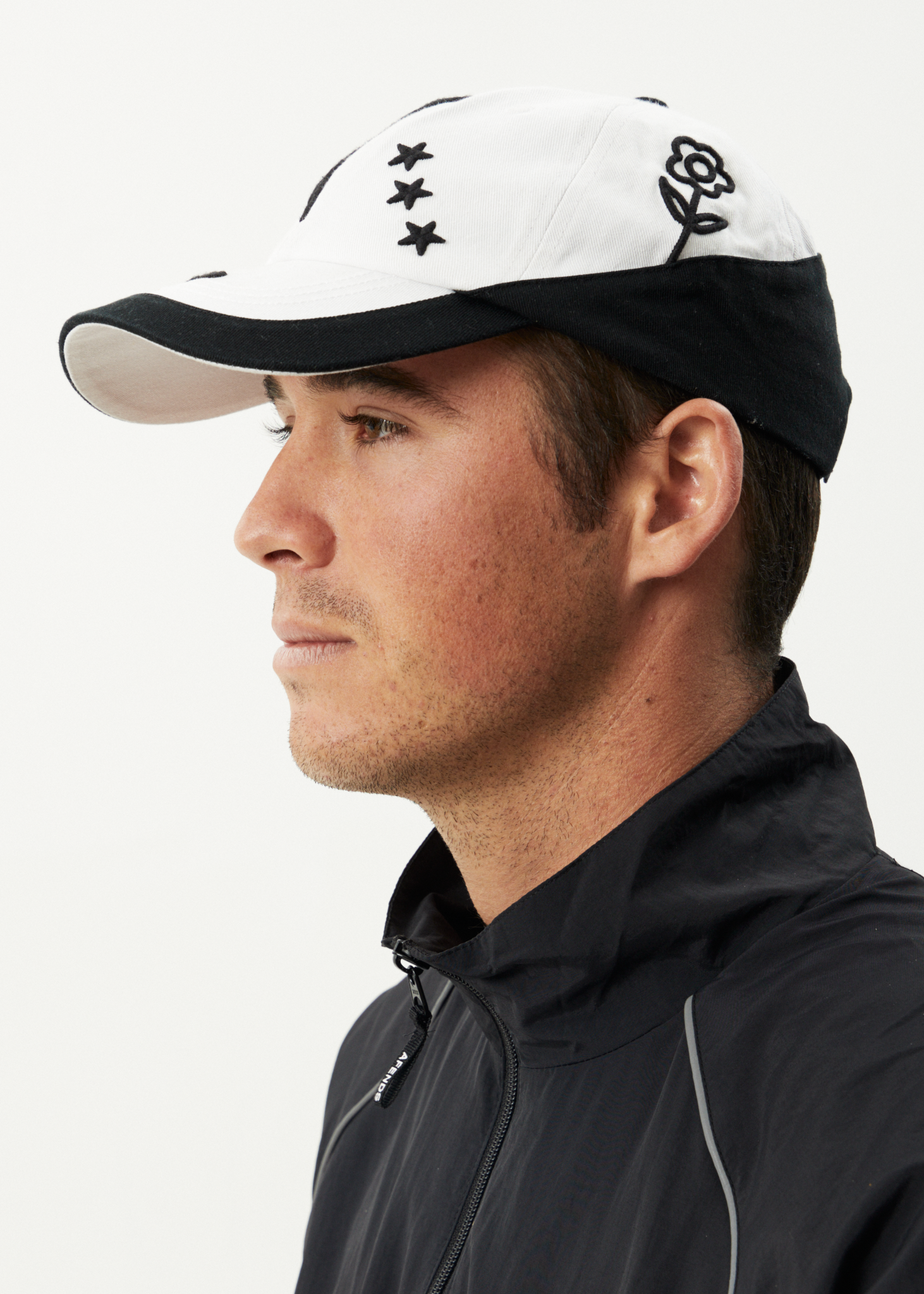 AFENDS Womens Games - Panelled Cap - White / Black