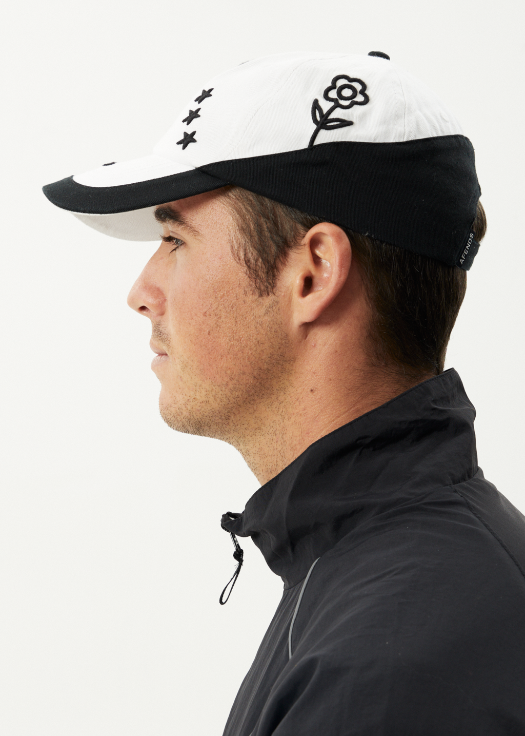 AFENDS Womens Games - Panelled Cap - White / Black